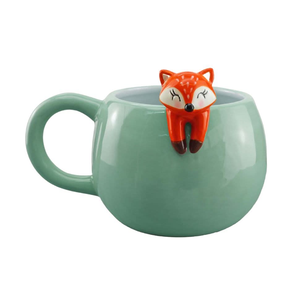 Balvi Fox Cup – Tasse Mit Fuchsgesicht, 482 Ml, Keramik, Spülmaschinenfest