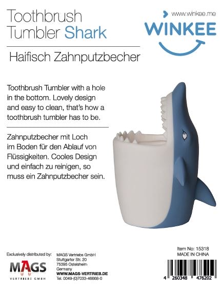 Toothbrush holder Shark