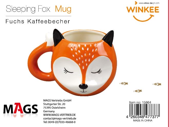 Fuchs Kaffeebecher