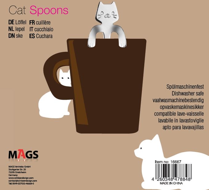 Kitty Coffee Spoon Set of 4