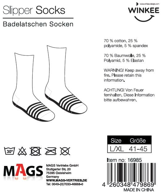 Badelatschen Socken