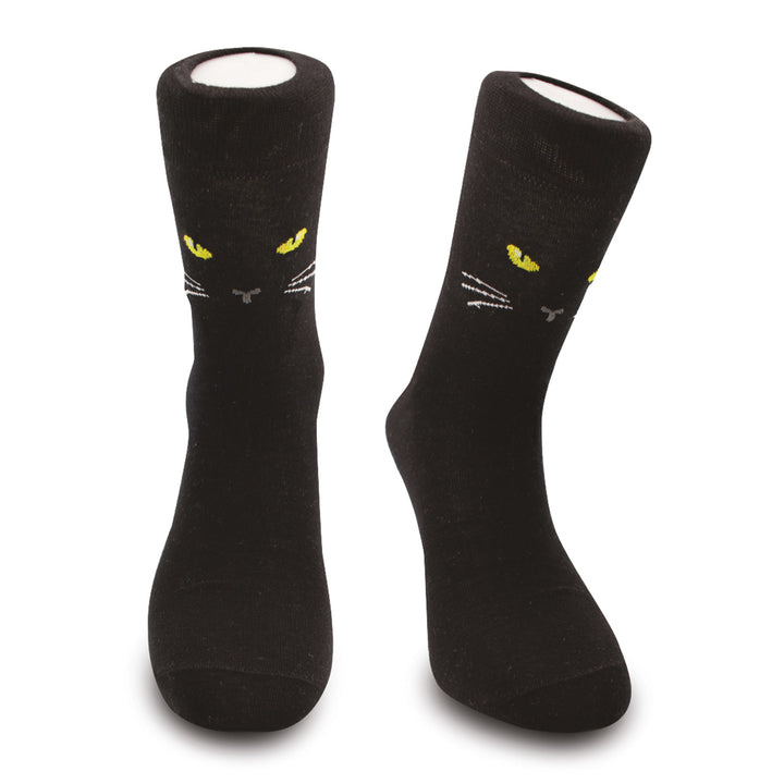 Schwarze Katze Socken