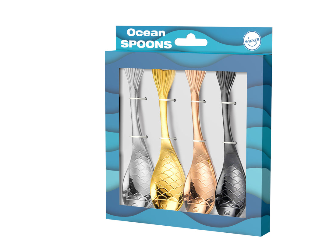 Ocean Spoons Set of 4