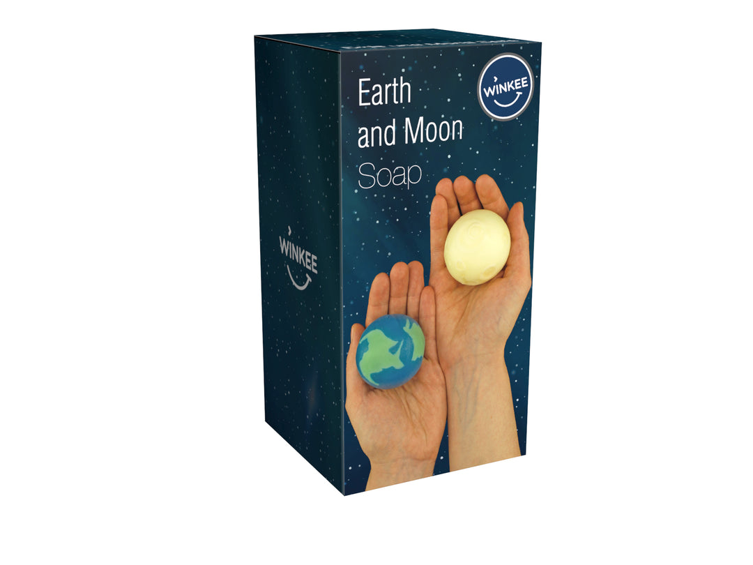 Earth and Moon Soap Set of 2