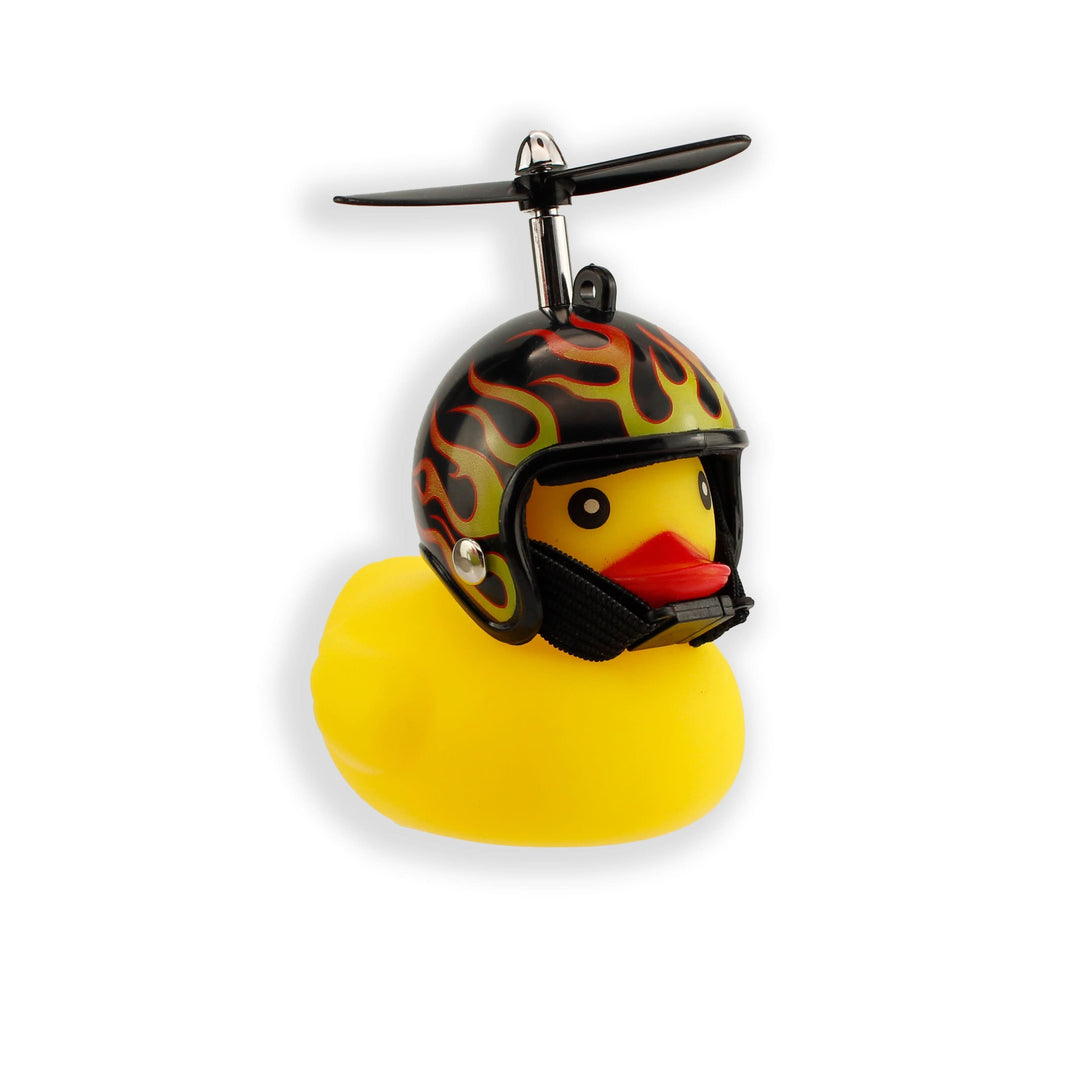 fahrrad ente mit helm Fahrrad Quietscheentchen mit Helm