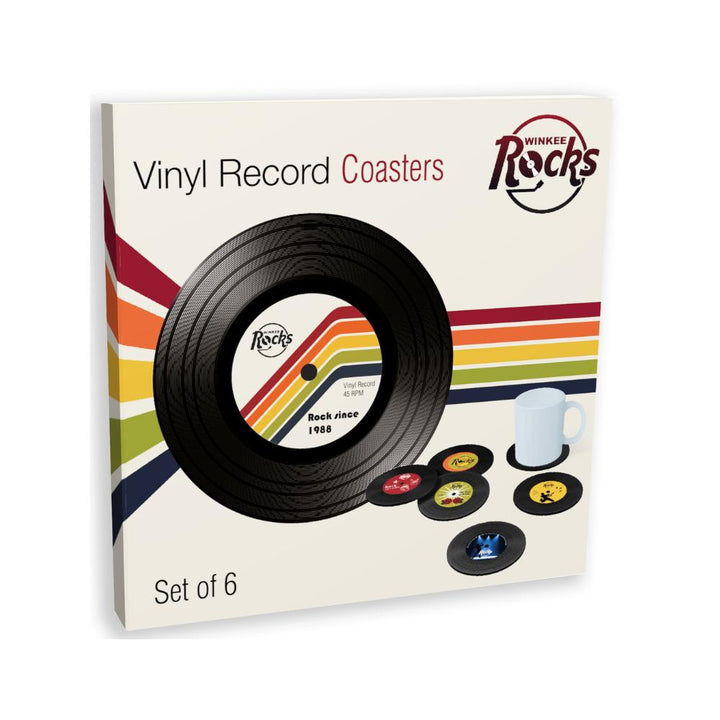 Vinyl Rock Coasters