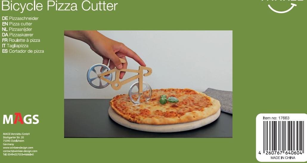 pizzaschneider mountainbike Fahrrad Pizzaschneider aus Holz