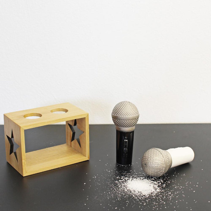 Microphone Salt & Pepper Shaker