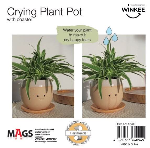 Crying Pot Blumentopf – Winkee Design