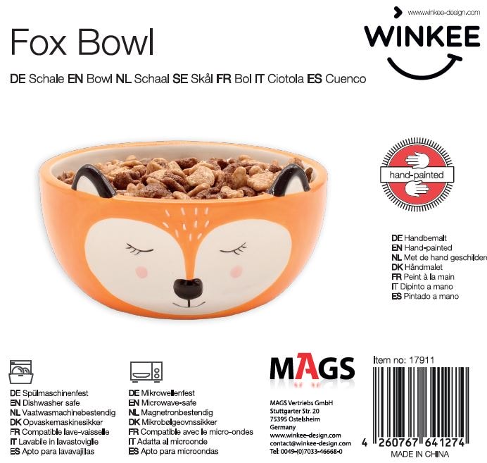 Animal cereal bowl