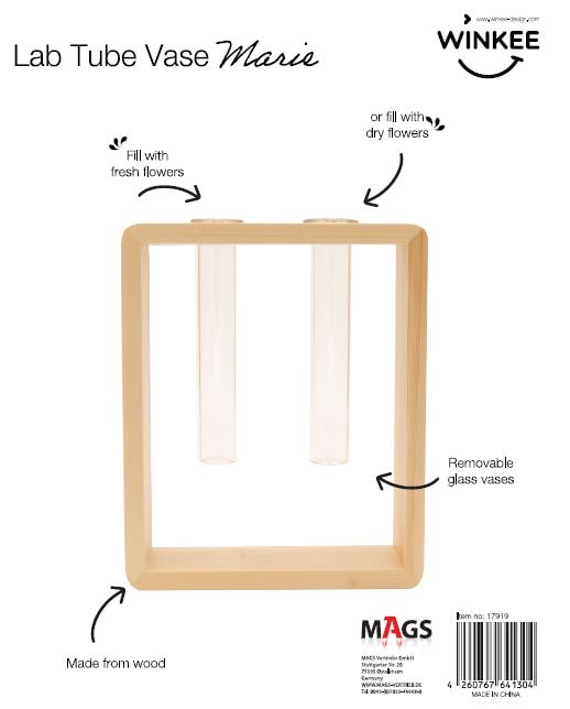 Lab Tube Vase 