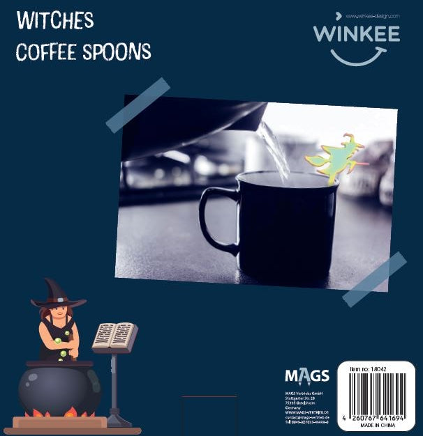 Witch Coffee Spoon Set of 4