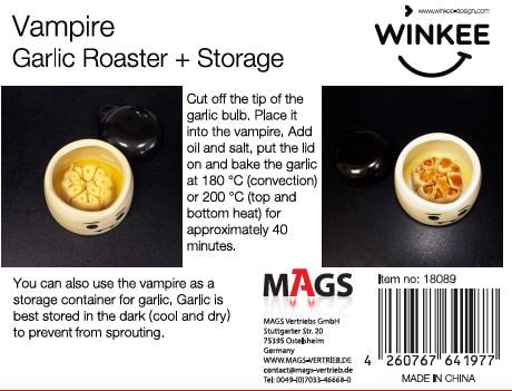 Vampire Garlic Roaster and Storage