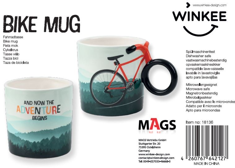 Fahrrad Kaffeetasse