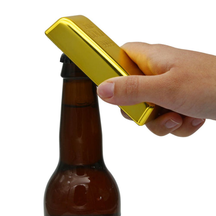 Gold bullion bottle opener