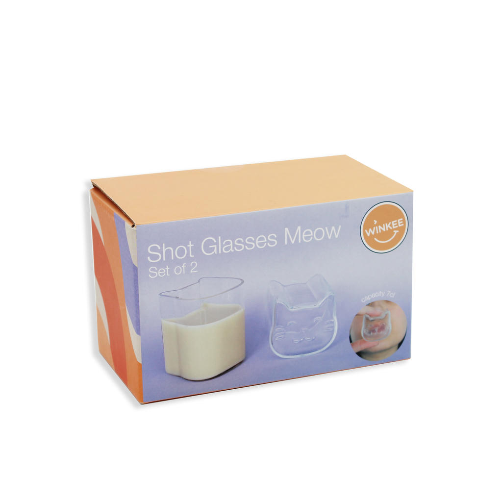 Cat Shot Glass Set of 2