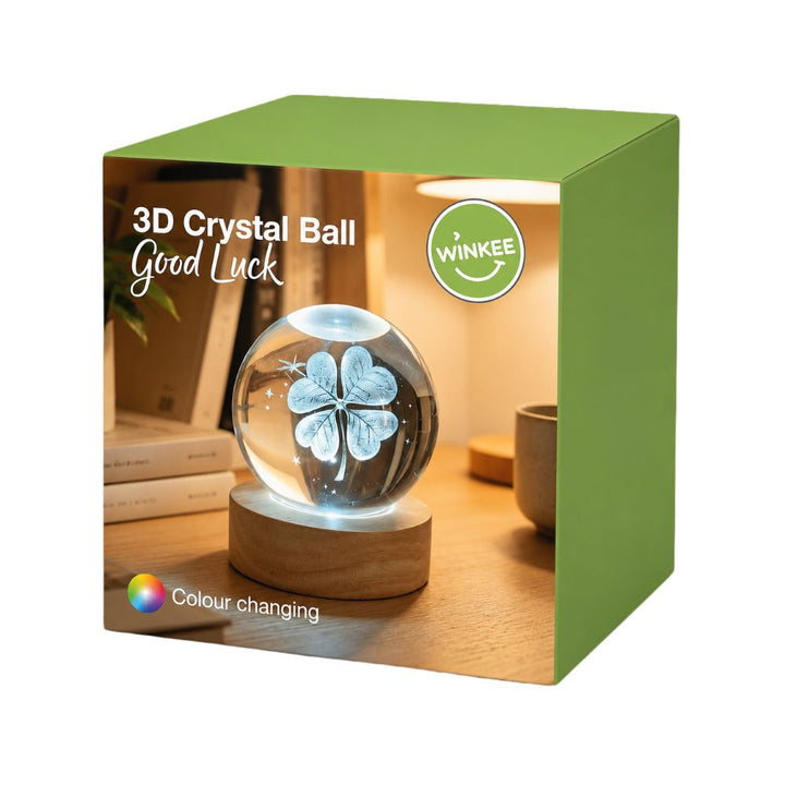 3D Crystal Ball  Good Luck