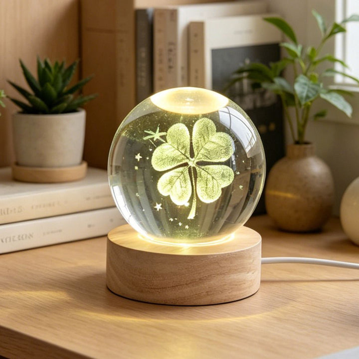 3D Crystal Ball  Good Luck