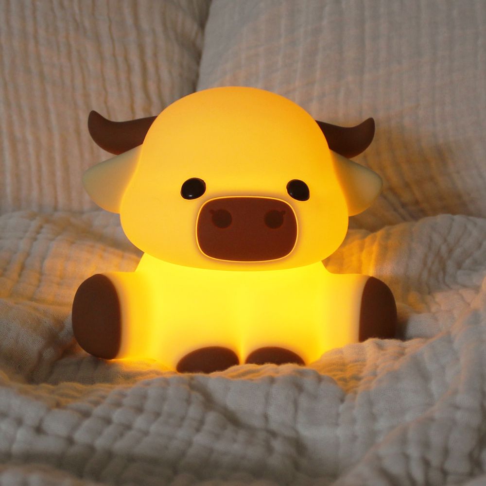 Silicone Nightlight Highland Cow Willy