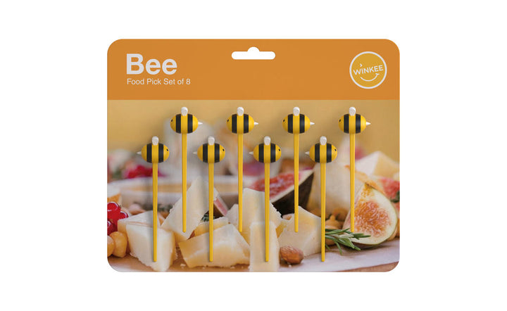 Bienen Foodpicks 8er Set